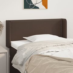 vidaXL voodipeats servadega, pruun, 93x16x78/88 cm, kunstnahk hind ja info | Voodid | kaup24.ee