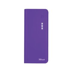 Varu toiteallikas Trust Primo Powerbank, 10000 mAh, 2 x USB, lilla hind ja info | Akupangad | kaup24.ee