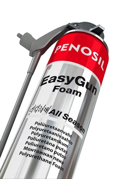 Montaaživaht püstoli EasyGun Foam All Season 750ml hind ja info | Isolatsiooni- ja tihendus pakkematerjal | kaup24.ee