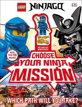 LEGO NINJAGO Choose Your Ninja Mission: With NINJAGO Jay minifigure цена и информация | Книги для малышей | kaup24.ee