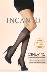 Naiste sokid Incanto Cindy 15 Den, must цена и информация | Женские носки | kaup24.ee