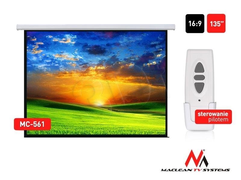 Projektori ekraan Maclean MC-561 135" цена и информация | Projektori ekraanid | kaup24.ee