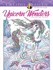 Creative Haven Unicorn Wonders Coloring Book цена и информация | Книги для малышей | kaup24.ee