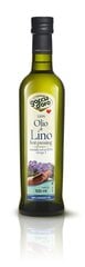 Linaseemneõli Goccia D'Oro, 500 ml, klaasis цена и информация | Масло, уксус | kaup24.ee