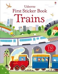 First Sticker Book Trains цена и информация | Книги для малышей | kaup24.ee