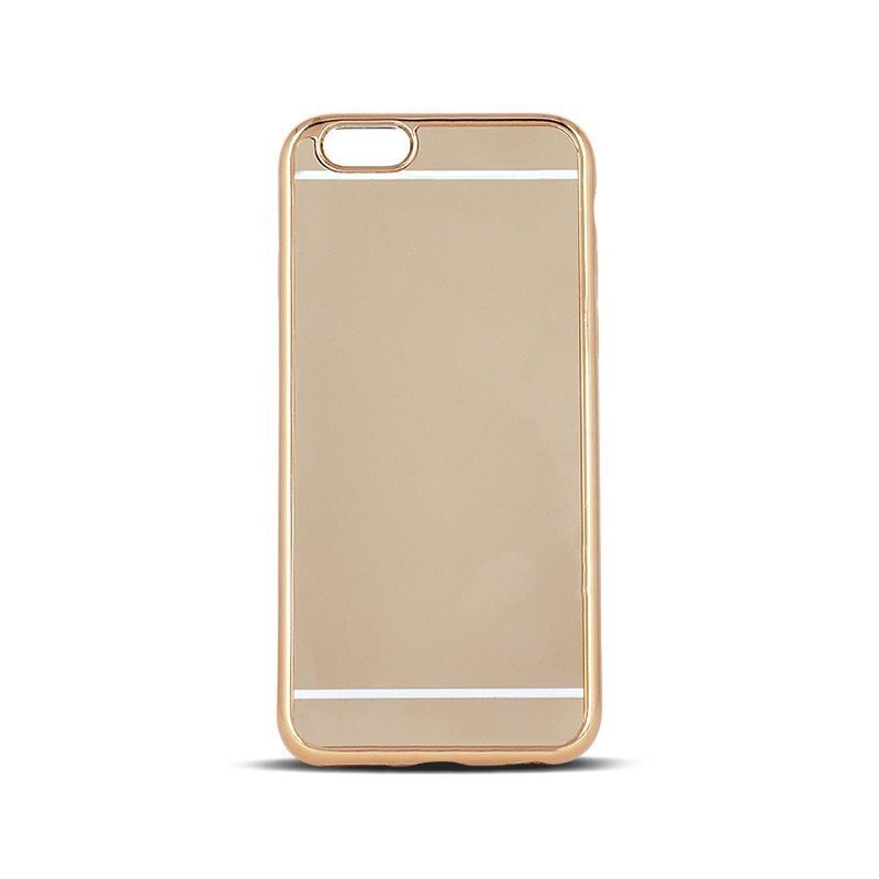 Beeyo Mirror Silicone Back Case With Mirror For Samsung G920 Galaxy S6 Gold цена и информация | Telefoni kaaned, ümbrised | kaup24.ee