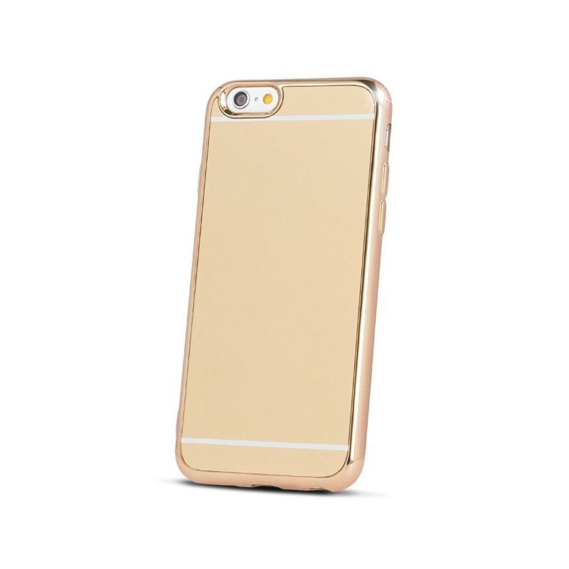 Beeyo Mirror Silicone Back Case With Mirror For Samsung G920 Galaxy S6 Gold hind ja info | Telefoni kaaned, ümbrised | kaup24.ee