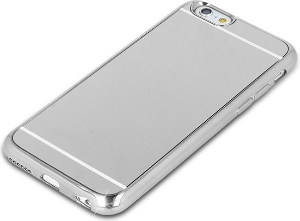 Beeyo Mirror Silicone Back Case With Mirror For Samsung G920 Galaxy S6 Silver цена и информация | Telefoni kaaned, ümbrised | kaup24.ee