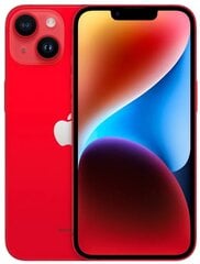 Apple iPhone 14 512ГБ (PRODUCT)RED MPXG3PX/A цена и информация | Мобильные телефоны | kaup24.ee