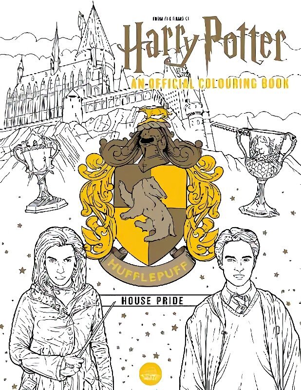 Harry Potter: Hufflepuff House Pride: The Official Colouring Book hind ja info | Väikelaste raamatud | kaup24.ee