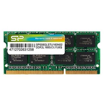 Silicon Power DDR3 SODIMM 8GB 1600MHz CL11 (SP008GLSTU160N02) hind ja info | Operatiivmälu (RAM) | kaup24.ee