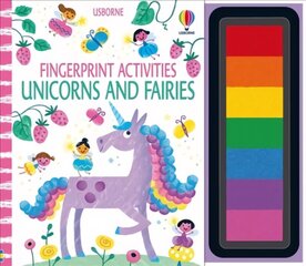 Fingerprint Activities Unicorns and Fairies цена и информация | Книги для малышей | kaup24.ee