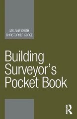 Building Surveyor's Pocket Book hind ja info | Entsüklopeediad, teatmeteosed | kaup24.ee