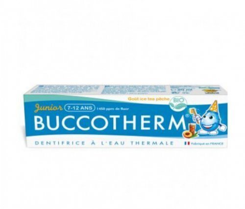 Buccotherm BIO virsiku jäätee hambapasta (7-12g) hind ja info | Suuhügieen | kaup24.ee