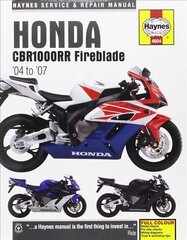 Honda CBR1000RR (04 -07): 04-07, 04-07 hind ja info | Reisiraamatud, reisijuhid | kaup24.ee