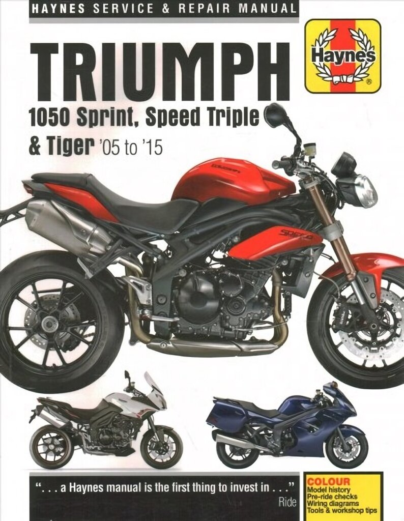 Triumph 1050 Sprint, Speed Triple & Tiger (05 - 15): '05 to '09 New edition цена и информация | Reisiraamatud, reisijuhid | kaup24.ee