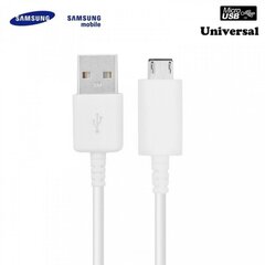 Universaalne Micro USB juhe Samsung EP-DG925UWE G920 G925 S6, valge hind ja info | Mobiiltelefonide kaablid | kaup24.ee