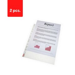 Dokumendikohver Esselte, A4, 75 mikronit, (pakis - 100 tk.), läbipaistev pakend 2 tk hind ja info | Kirjatarbed | kaup24.ee