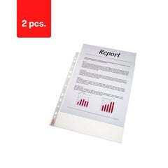 Dokumendihoidja Esselte, A4, 105 mikronit, (pakis - 10 tk), läbipaistev pakend 2 tk hind ja info | Kirjatarbed | kaup24.ee