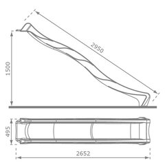 Liumägi 4IQ, roheline, 290cm hind ja info | 4IQ Lapsed ja imikud | kaup24.ee