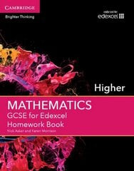 GCSE Mathematics for Edexcel Higher Homework Book hind ja info | Noortekirjandus | kaup24.ee