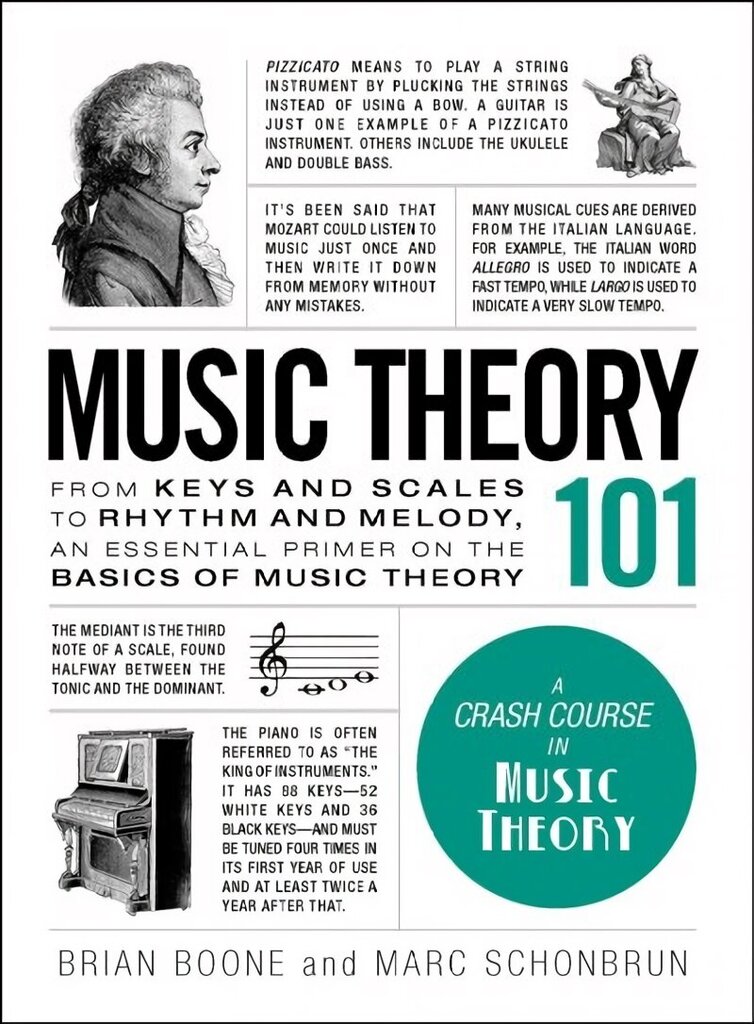 Music Theory 101: From keys and scales to rhythm and melody, an essential primer on the basics of music theory hind ja info | Kunstiraamatud | kaup24.ee