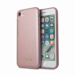 Защитный чехол Guess IriDescent для Apple iPhone 7/8, розовый/золотой цена и информация | Чехлы для телефонов | kaup24.ee