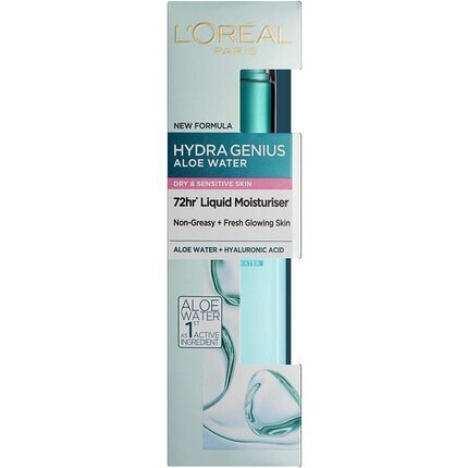 Niisutav näokreem kuivale ja tundlikule nahale L'Oreal Paris Hydra Genius Liquid Moisturiser 70 ml цена и информация | Näokreemid | kaup24.ee