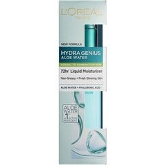 Hydra genius aloe water увлажняющий крем для нормальной и комбинированной кожи <br /> l'oreal paris цена и информация | Кремы для лица | kaup24.ee