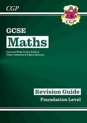 GCSE Maths Revision Guide: Foundation inc Online Edition, Videos & Quizzes цена и информация | Книги для подростков и молодежи | kaup24.ee