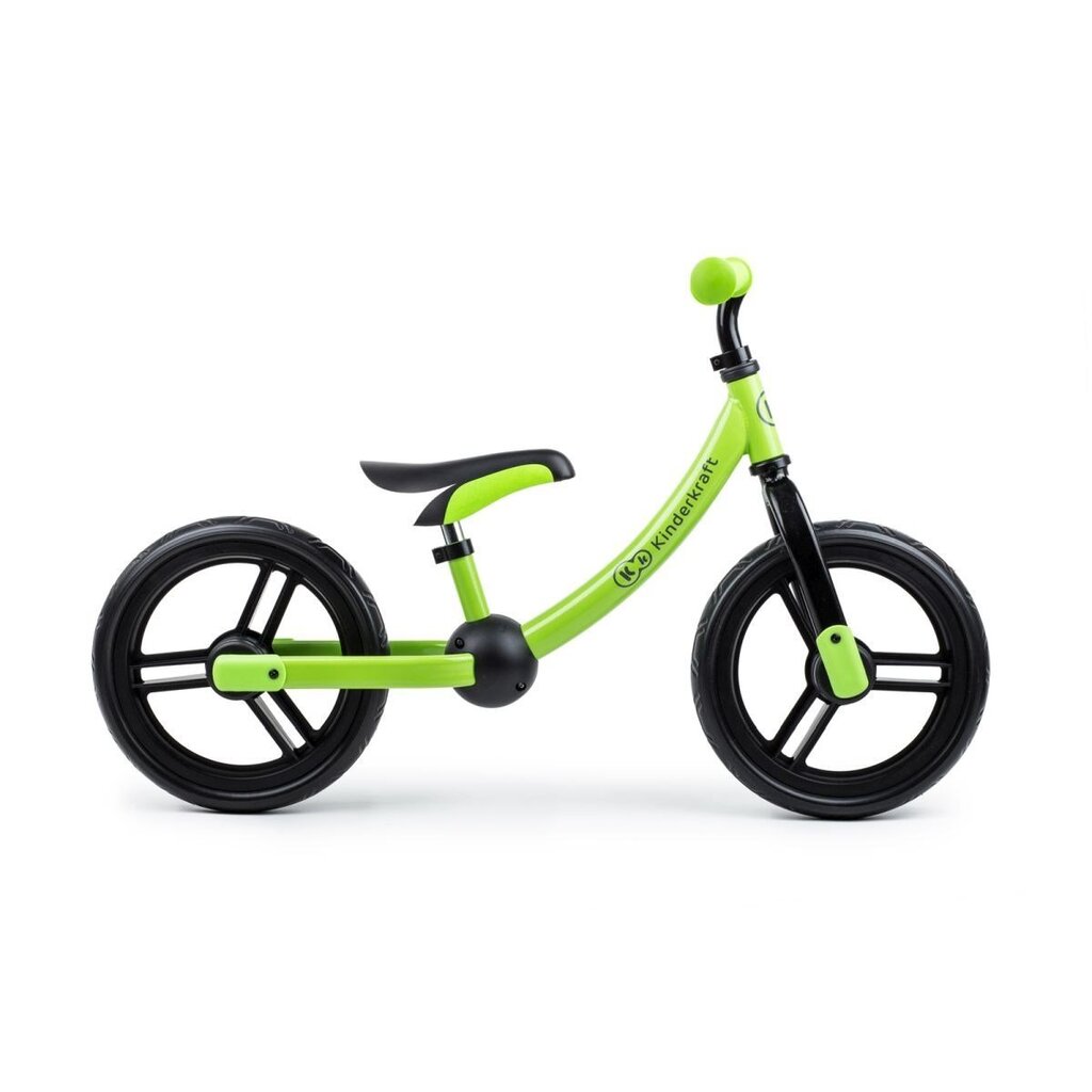 Tasakaalu jalgratas Kinderkraft 2Way Next, roheline цена и информация | Jooksurattad | kaup24.ee