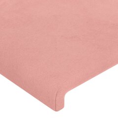 vidaXL voodipeats, roosa, 80x5x78/88 cm, samet hind ja info | Voodid | kaup24.ee