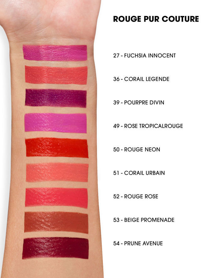 Yves Saint Laurent Rouge Pur Couture huulepulk 3 g, 52 Rosy Coral hind ja info | Huulepulgad, -läiked, -palsamid, vaseliin | kaup24.ee