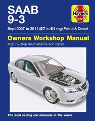 Saab 9-3 Petrol And Diesel Owners Workshop Manual: 2007-2011 цена и информация | Путеводители, путешествия | kaup24.ee