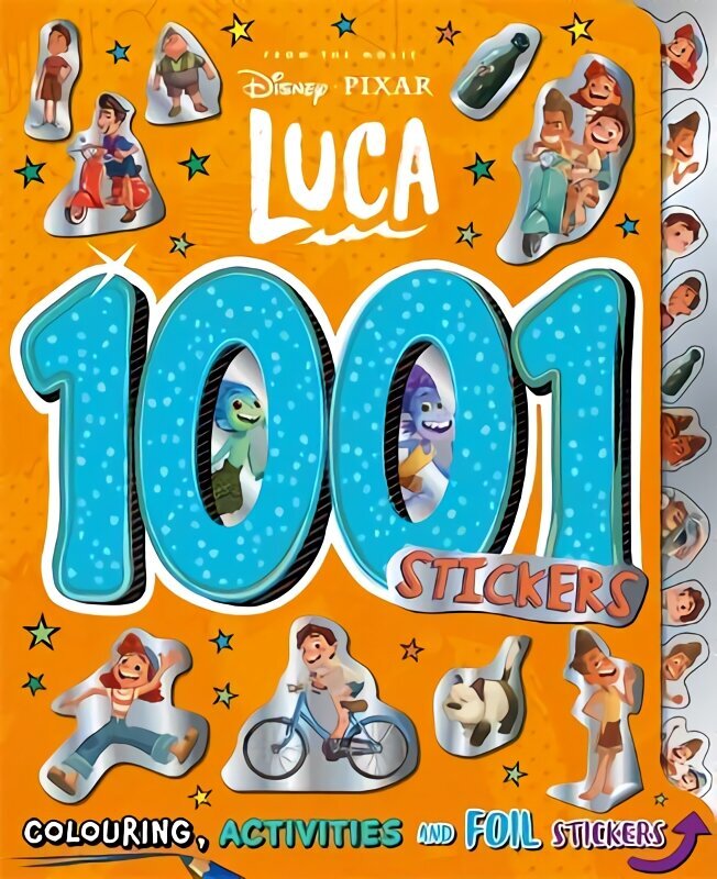 Disney Pixar Luca: 1001 Stickers цена и информация | Väikelaste raamatud | kaup24.ee