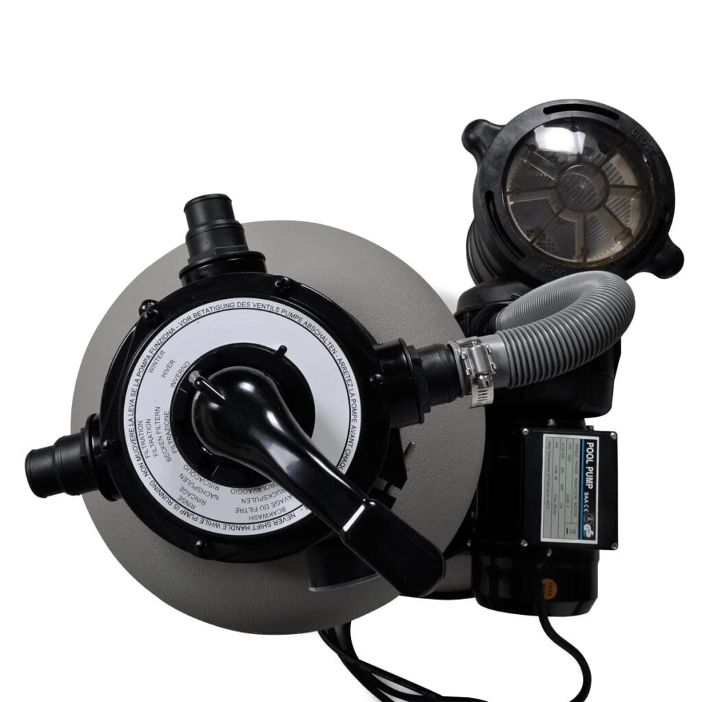 vidaXL liiva filterpump 600 W 17000 l/h hind ja info | Basseini filtrid | kaup24.ee