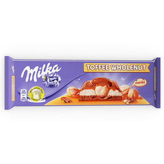 Шоколад Milka Toffee Nuts, 300г. цена и информация | Сладости | kaup24.ee