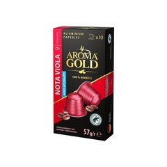 Kohvikapslid Aroma Gold Nota Viola Decaffeinato kofeiinita, 10 kapslit hind ja info | Kohv, kakao | kaup24.ee