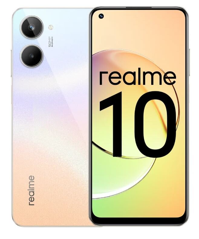 Realme 10 8/128GB Dual SIM Clash White цена и информация | Telefonid | kaup24.ee