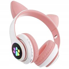 Kõrvaklapid lastele, Bluetooth LED/RGB цена и информация | Наушники | kaup24.ee