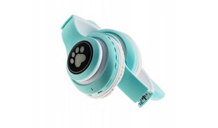 Kõrvaklapid kassikõrvadega lastele, Bluetooth/LED цена и информация | Наушники | kaup24.ee