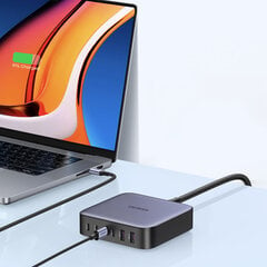 Ugreen 200W PPS 4 x USB Type C / 2 x USB-A gray (CD271) цена и информация | Адаптеры и USB-hub | kaup24.ee