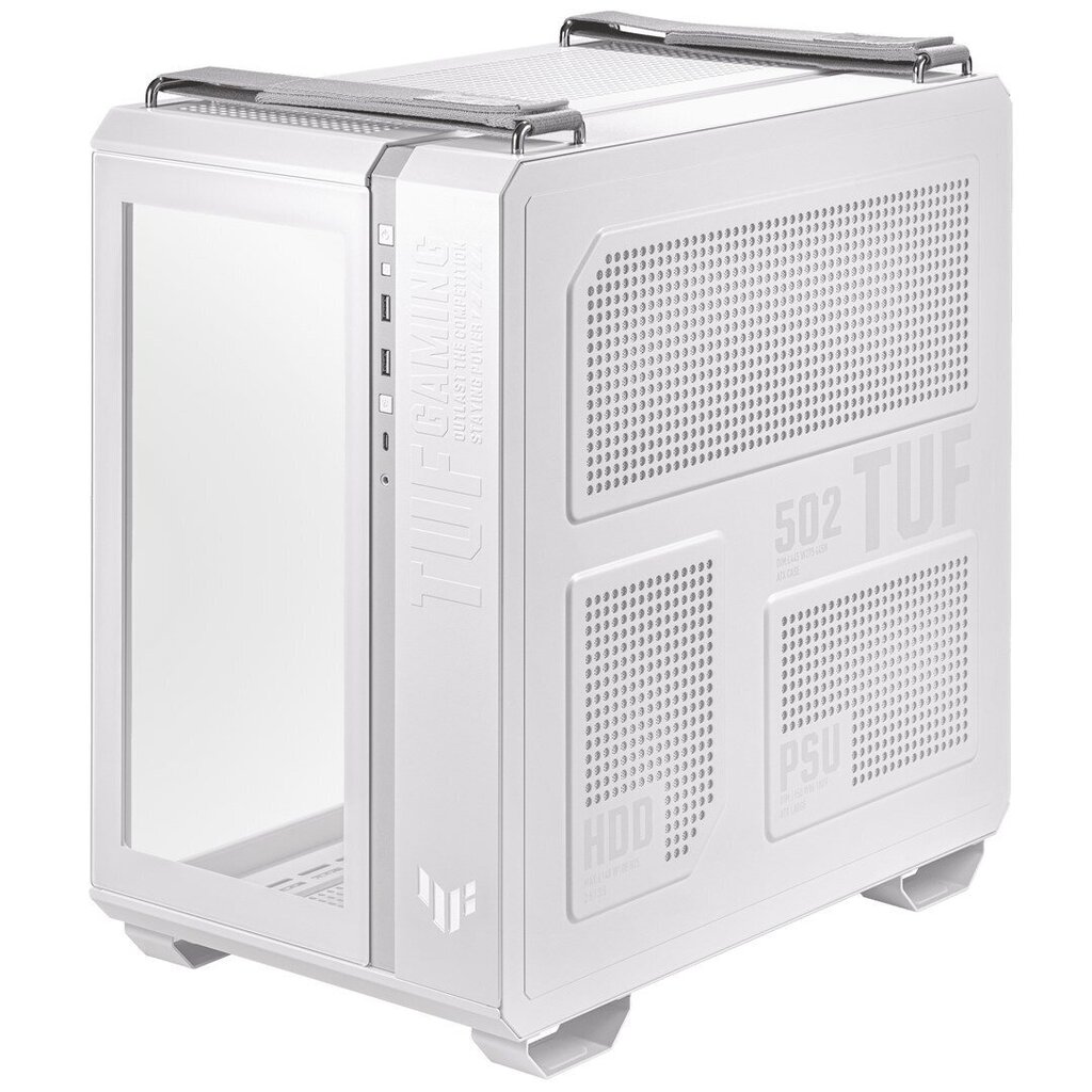 ASUS TUF Gaming GT502 Midi Tower White hind ja info | Arvutikorpused | kaup24.ee