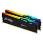 Kingston FURY Beast RGB, 32GB (2x16GB), DDR5, 6000MHz (KF560C36BBEAK2-32) hind ja info | Operatiivmälu (RAM) | kaup24.ee