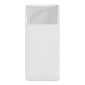 Baseus Bipow 20000mAh 15W white (Overseas Edition) + USB-A - Micro USB 0.25m white (PPBD050102) hind ja info | Akupangad | kaup24.ee