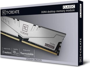 Team Group T-Create Classic 10L, 64ГБ (2x32ГБ), DDR4, 3200МГц (TTCCD464G3200HC22DC01) цена и информация | Оперативная память (RAM) | kaup24.ee