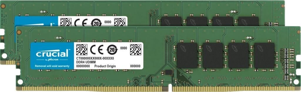 Crucial CT2K16G4DFRA32A, 32GB, DDR4, 3200MHz, CL22 цена и информация | Operatiivmälu (RAM) | kaup24.ee