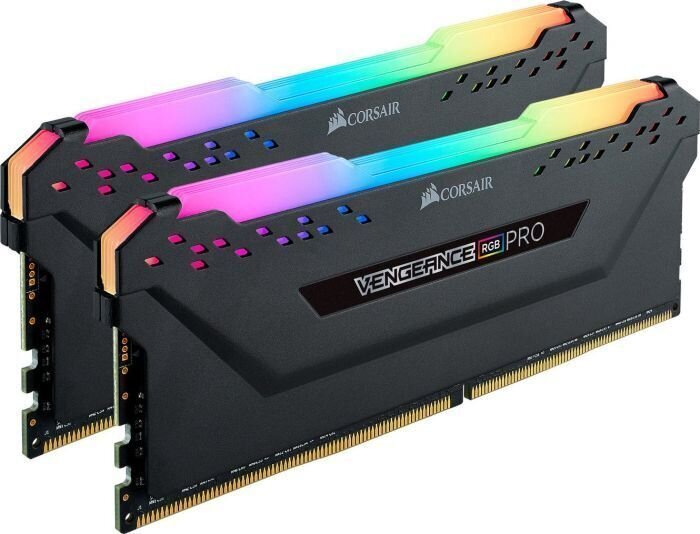 Corsair Vengeance RGB Pro, 64GB (2x32GB), DDR4, 3200MHz (CMW64GX4M2E3200C16) цена и информация | Operatiivmälu (RAM) | kaup24.ee