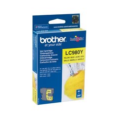 Brother Ink LC 980 Yellow (LC980Y) hind ja info | Tindiprinteri kassetid | kaup24.ee