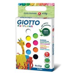 Plastiliinid Fila GIOTTO PATPLUME NEON 513200, 8x33g hind ja info | Kunstitarbed, voolimise tarvikud | kaup24.ee